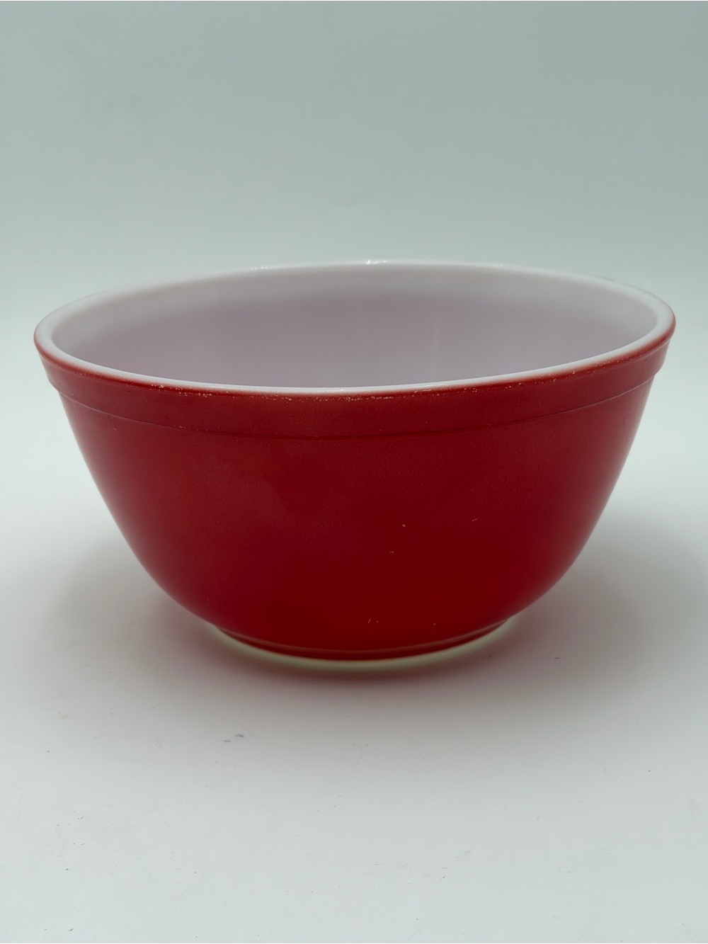 Vintage PYREX 402 Mixing Bowl in Red